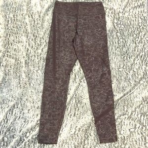 Express Gray/Silver leopard tights